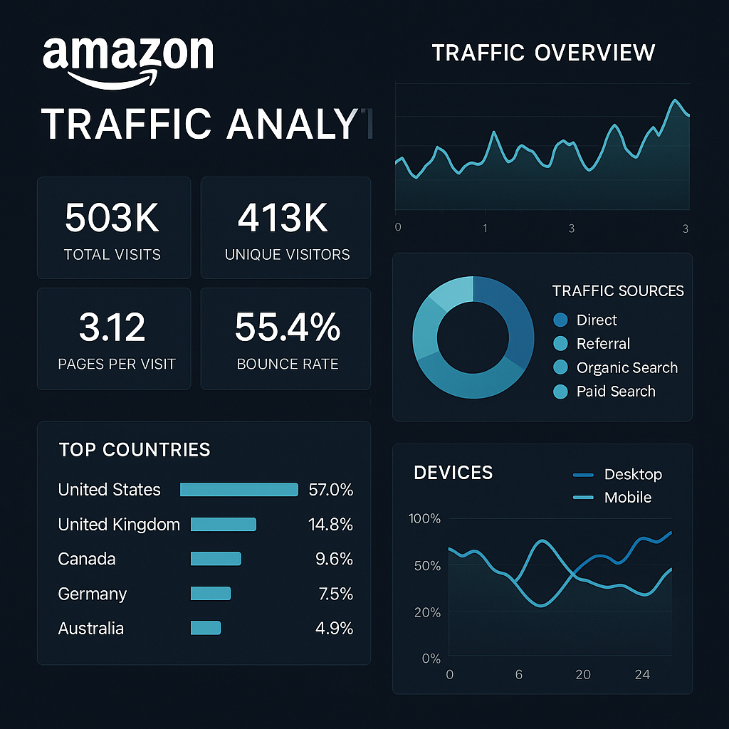 Amazon Traffic Analysis: Find Out Where Your Shoppers Come From